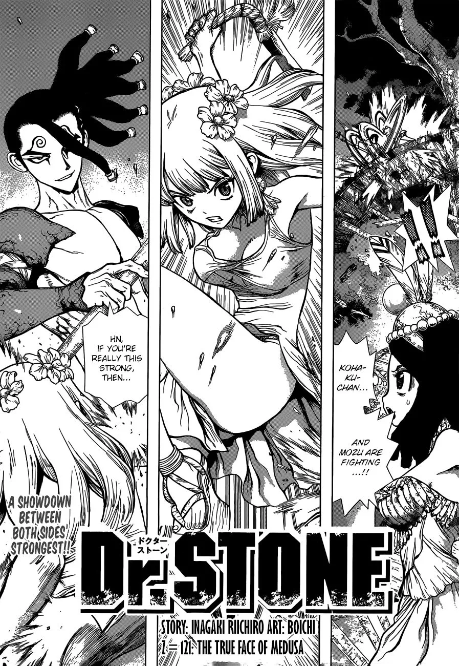 Read Dr. Stone Chapter 121 - The True Face of Medusa Online