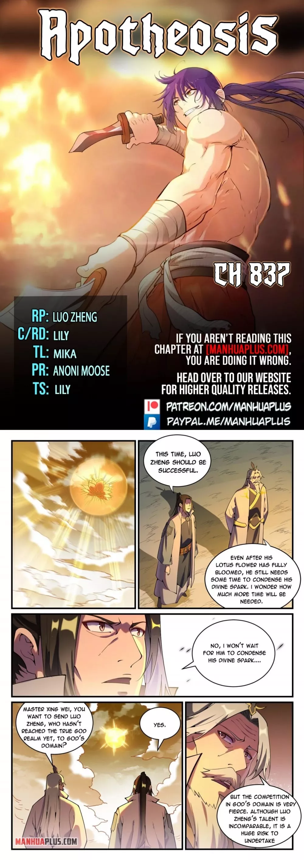 Read Apotheosis Chapter 829 Online