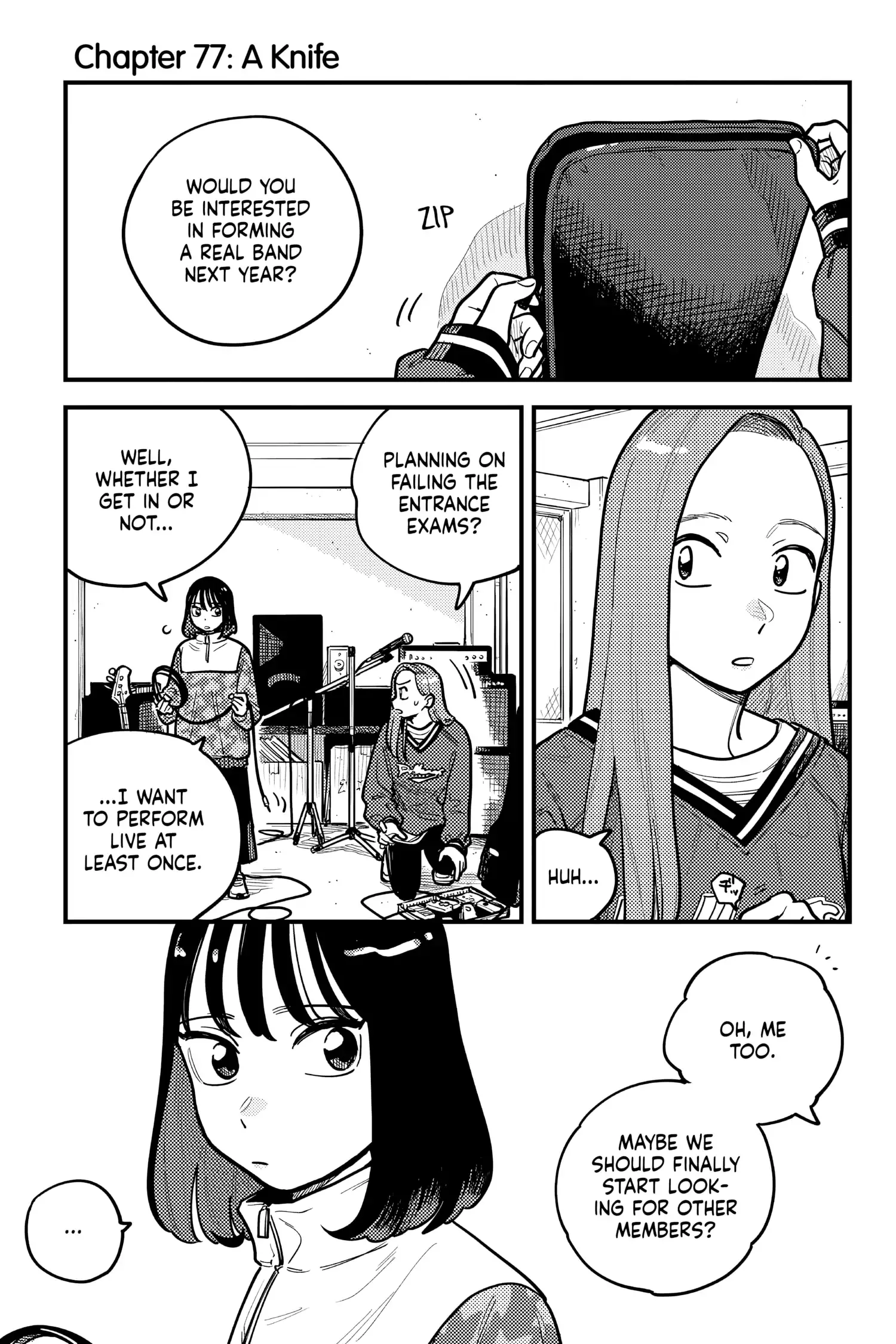 Read How Do We Relationship? Chapter 77 - A Knife Online