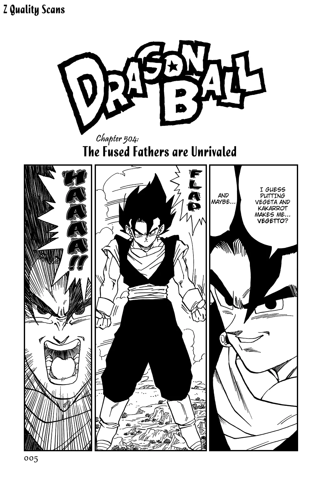 Read Dragon Ball Chapter 504 - The Fused Fathers Are Unrivaled Online