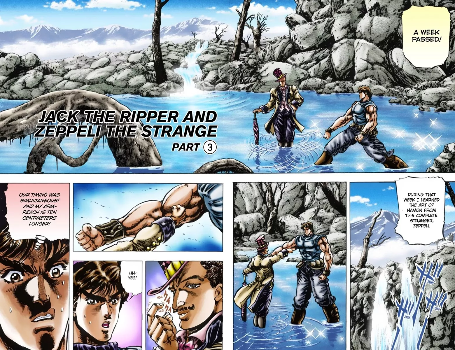 Read JoJo’s Bizarre Adventure Part 1: Phantom Blood Chapter 20 - Jack the Ripper and Zeppeli the Strange Part 3 Online