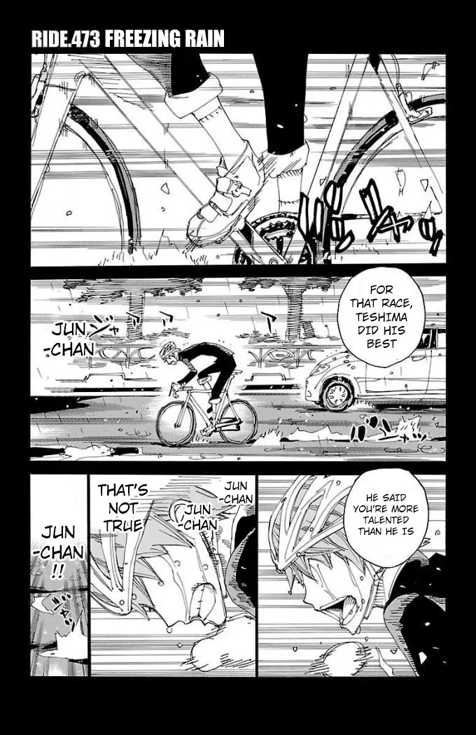 Read Yowamushi Pedal Chapter 473 - Freezing Rain Online