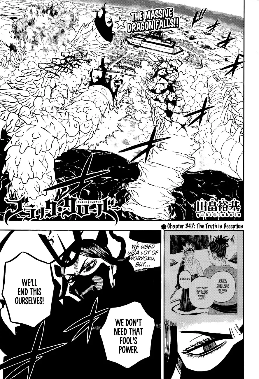 Read Black Clover Chapter 347 - The Truth in Deception Online