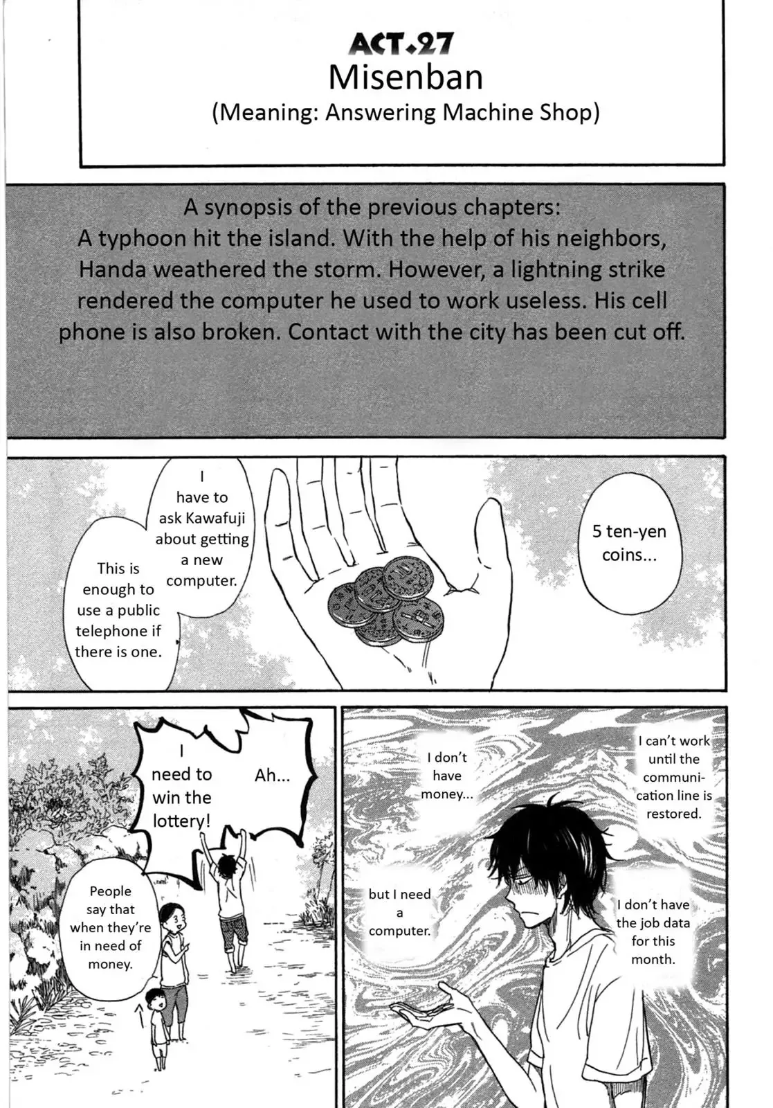 Read Barakamon Chapter 27 - Misenban/Answering Machine Shop Online