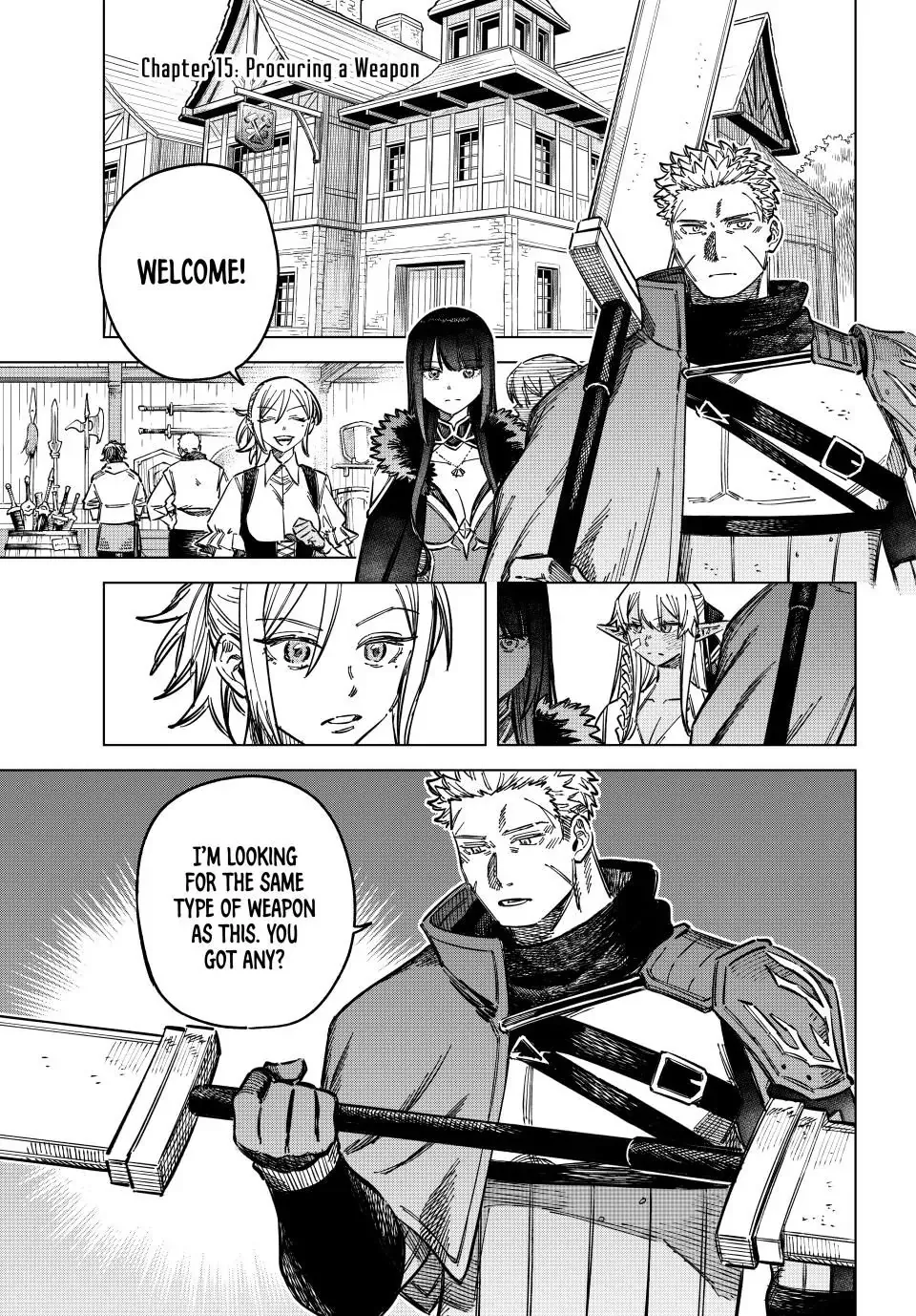 Read The Witch and the Mercenary Chapter 15 - Procuring a Weapon Online