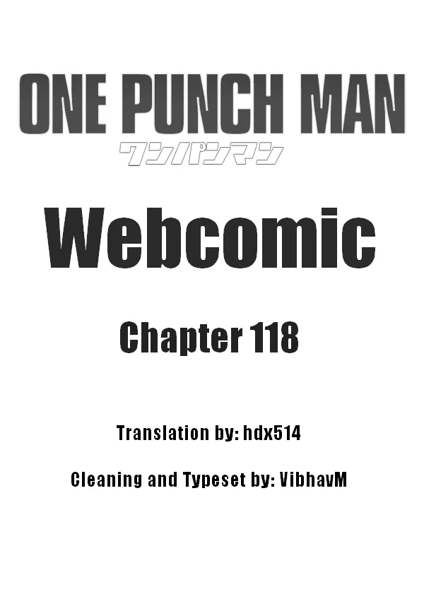 Read Onepunch-Man (ONE) Chapter 118 Online