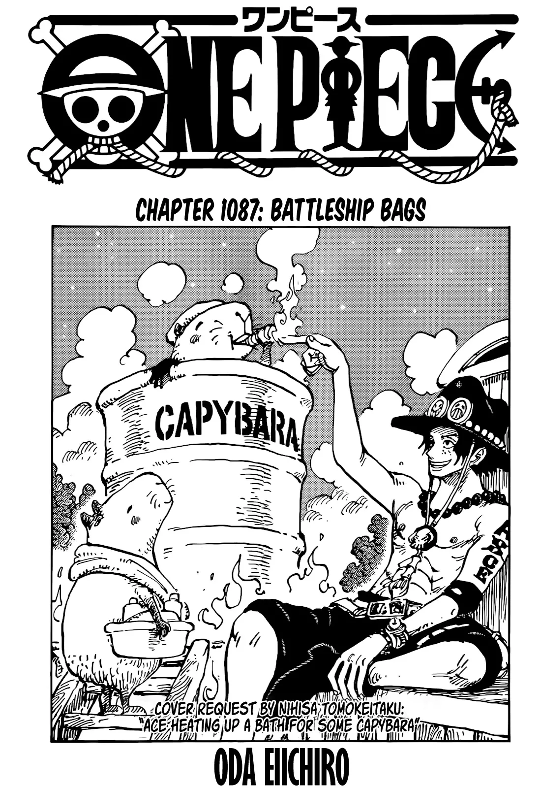 Read One Piece Chapter 1087 - Battleship Bags Online