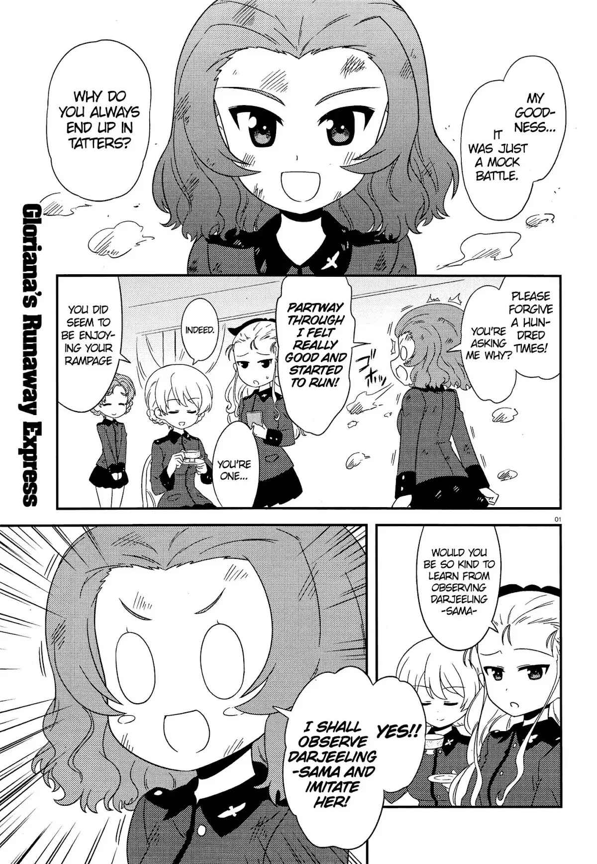 Read Girls & Panzer – Motto Love Love Sakusen desu! Chapter 38 - It is tracking Darjeeling-sama! Online