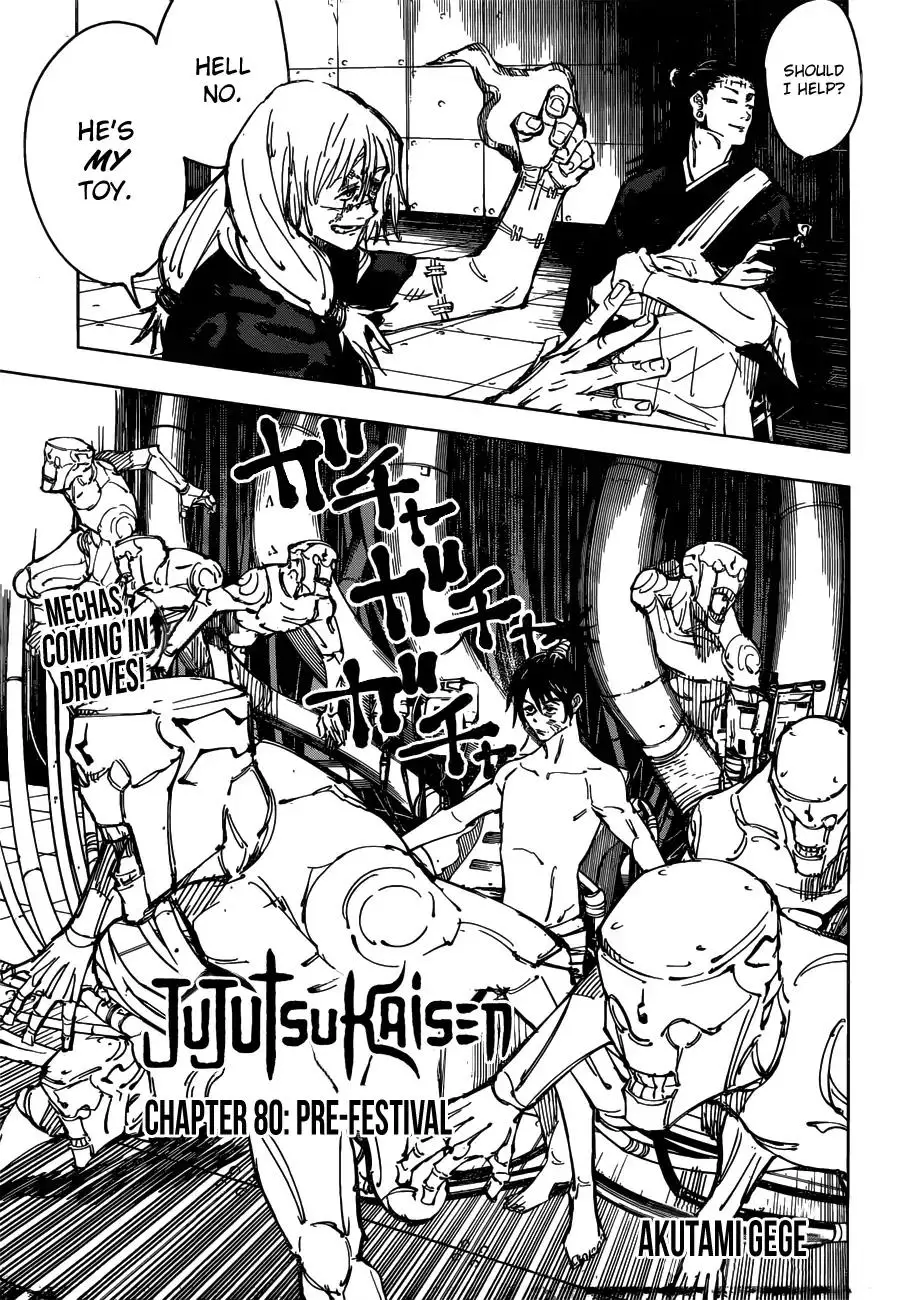 Read Jujutsu Kaisen Chapter 80 - Pre-Festival Online