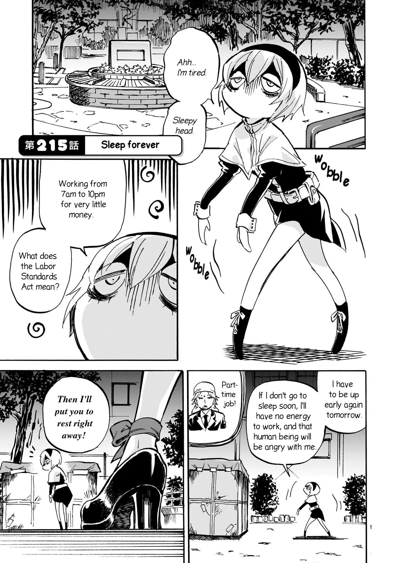 Read Jashin-chan Dropkick Chapter 215 - Sleep forever Online