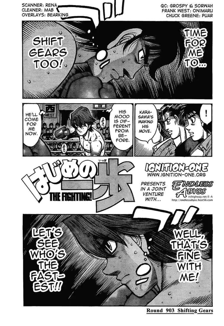 Read Hajime no Ippo Chapter 903 - Shifting Gears Online