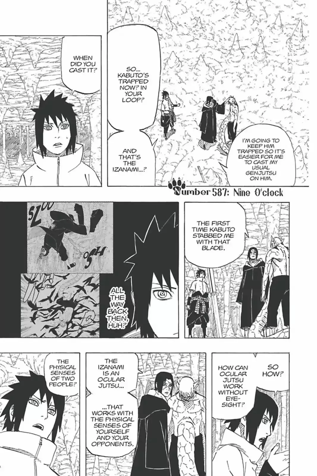 Read Naruto Chapter 587 - Nine O'clock Online