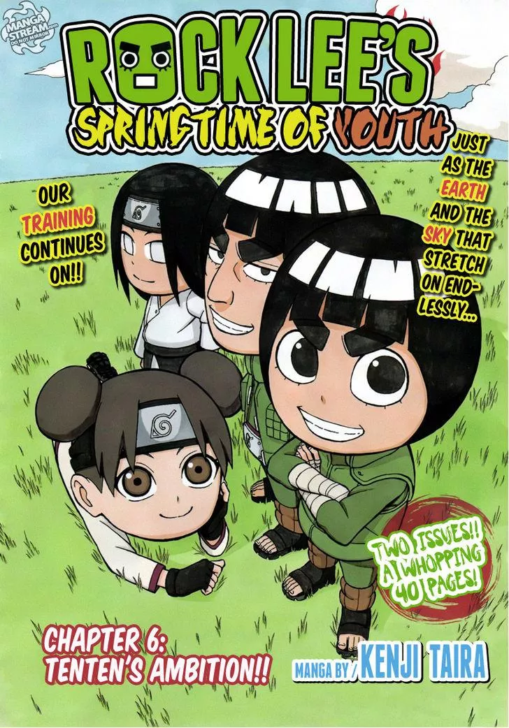 Read Rock Lee no Seishun Full-Power Ninden Chapter 6 - Tenten's Ambition Online