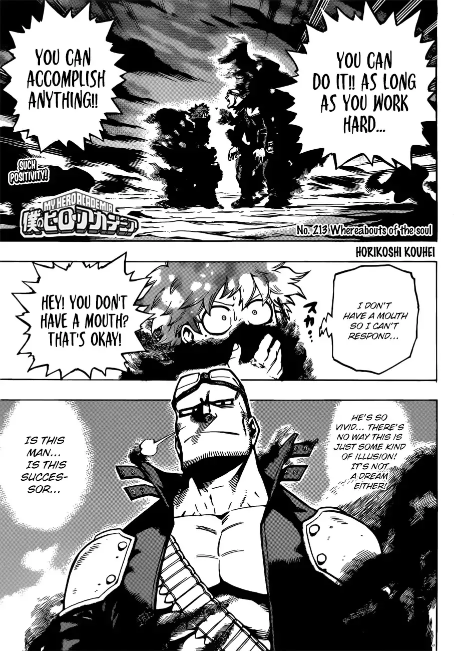 Read Boku no Hero Academia Chapter 213 - Whereabouts of the soul Online