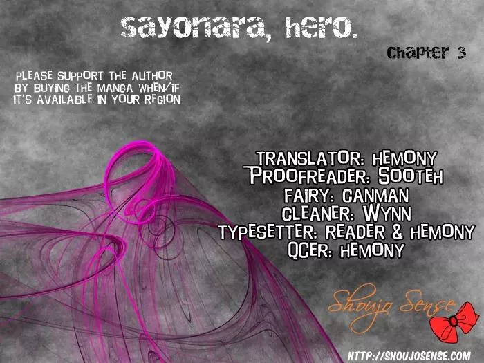 Read Sayonara, Hero. Chapter 3 - [END] Online
