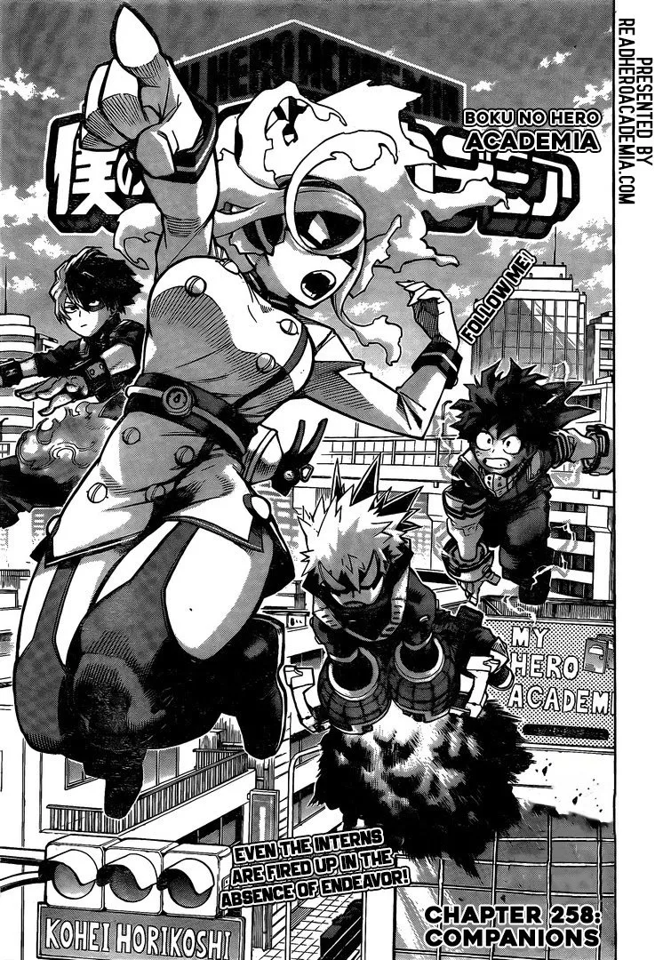 Read Boku no Hero Academia Chapter 258 Online