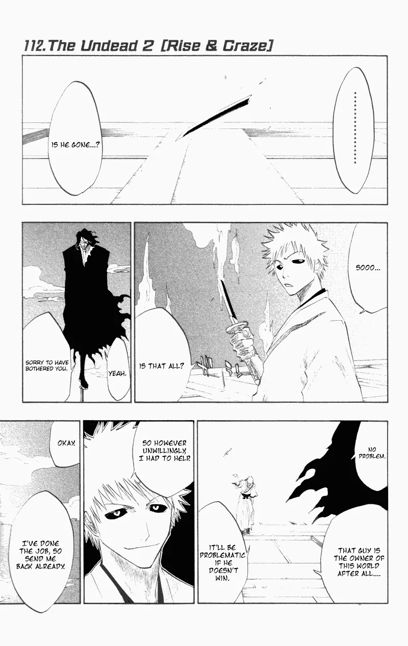 Read Bleach Chapter 112 - The Undead 2 (Rise & Rage) Online