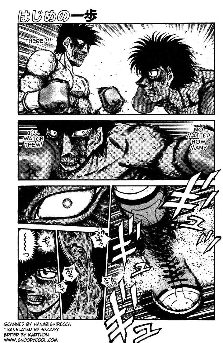 Read Hajime no Ippo Chapter 501 - Devastating Anti-counter Online