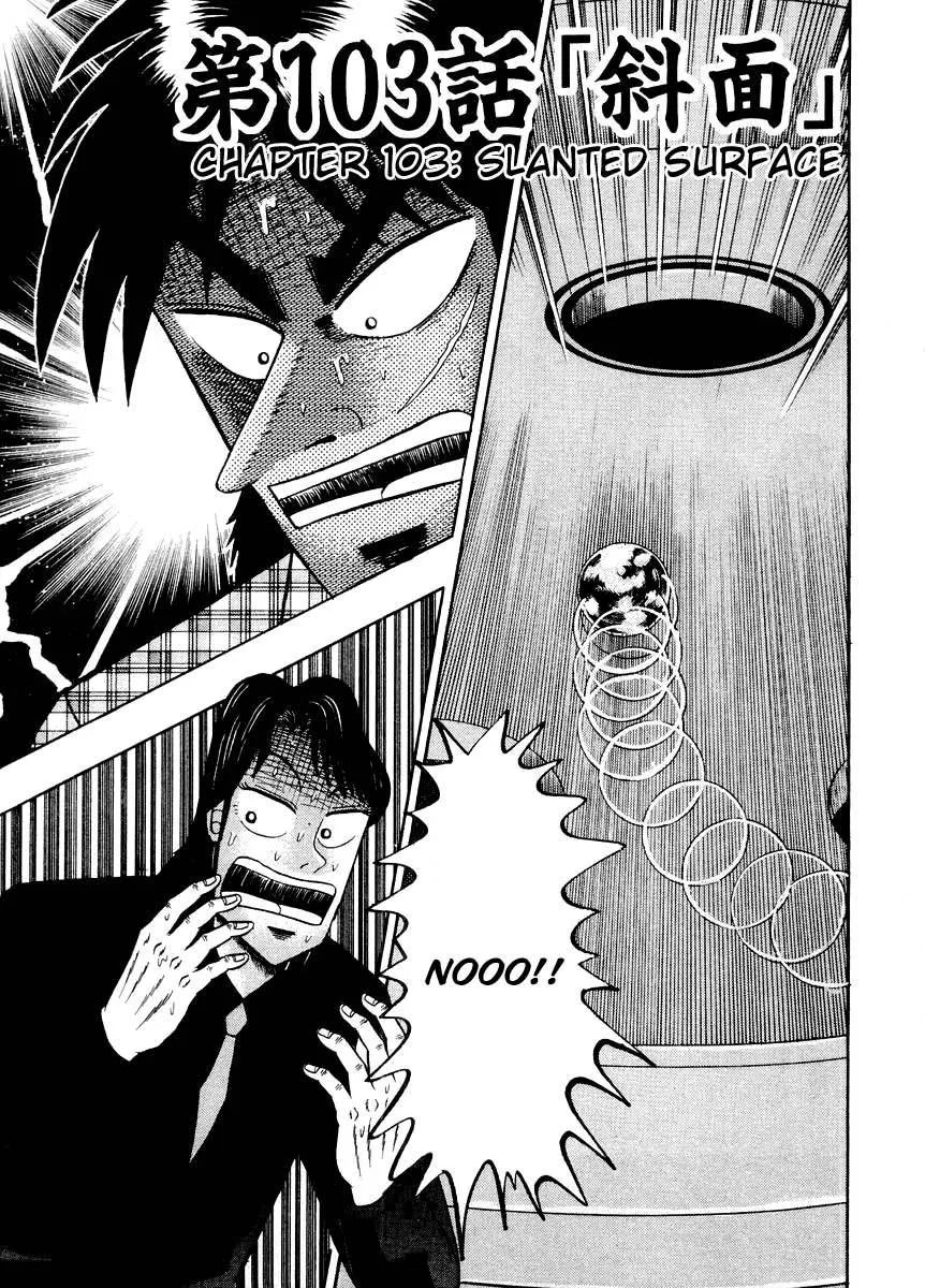 Read Gambling Heathen Kaiji – Kaiji Part 2 Chapter 103 - Slanted Surface Online