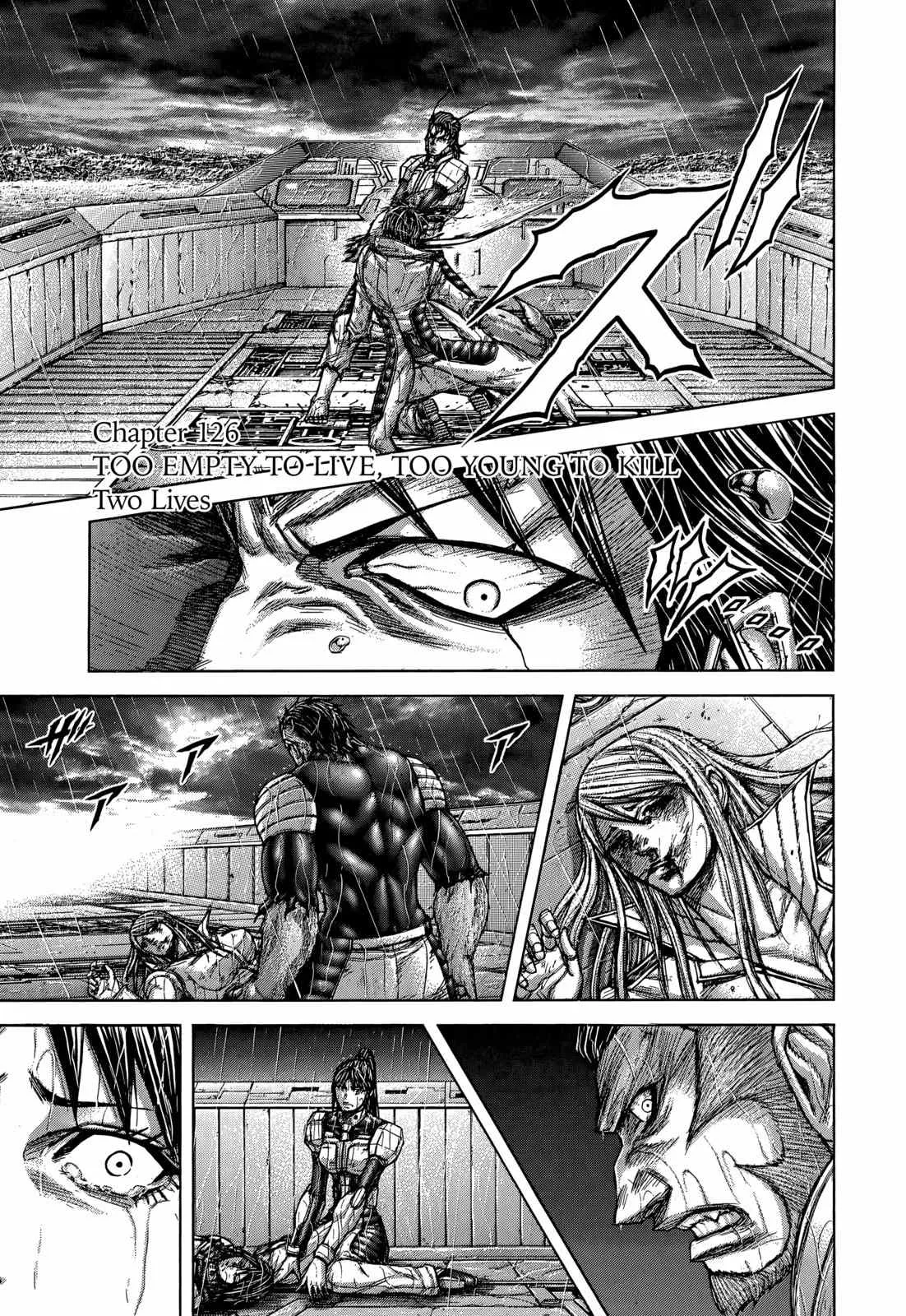 Read Terra Formars Chapter 126 - TOO EMPTY TO LIVE, TOO YOUNG TO KILL: Two Lives Online