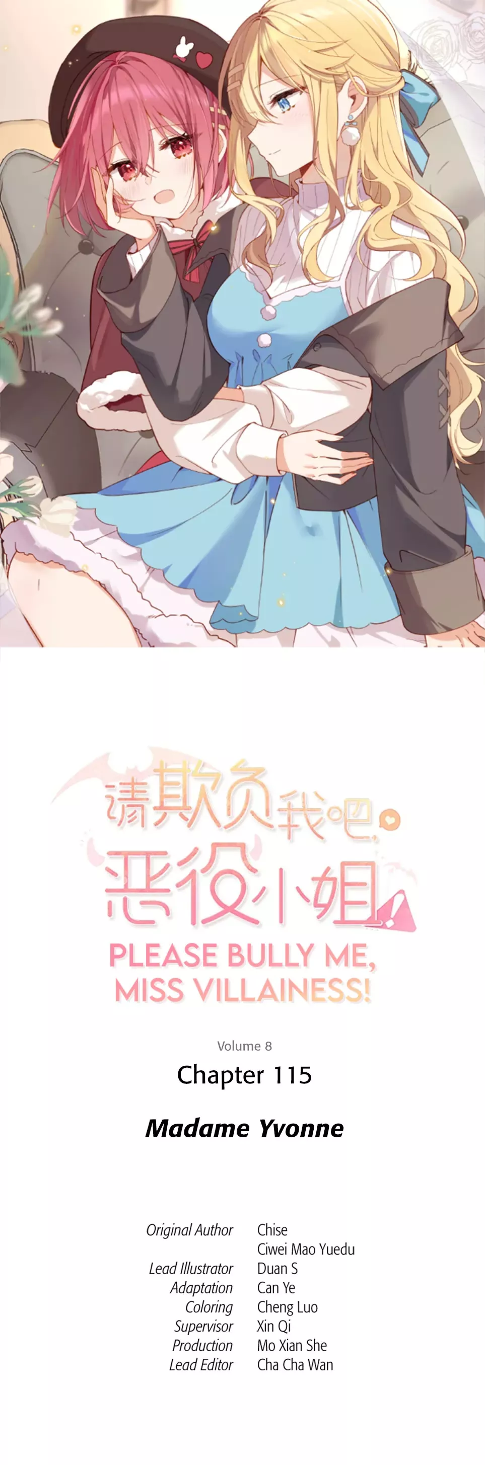 Read Please Bully Me, Miss Villainess! Chapter 115 - Madame Yvonne Online