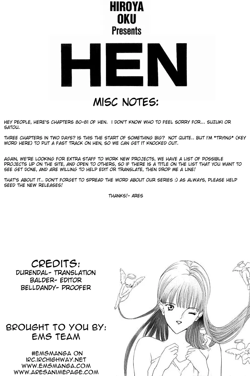 Read Hen Chapter 81 - Girl Satou Online