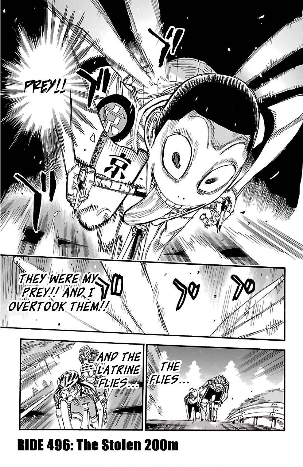 Read Yowamushi Pedal Chapter 496 - The Stolen 200m Online