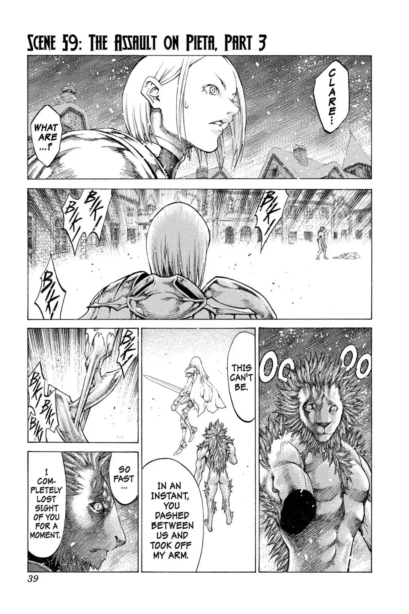 Read Claymore Chapter 59 - Vol.11 Scene 59: The Assault on Pieta, Part 3 Online