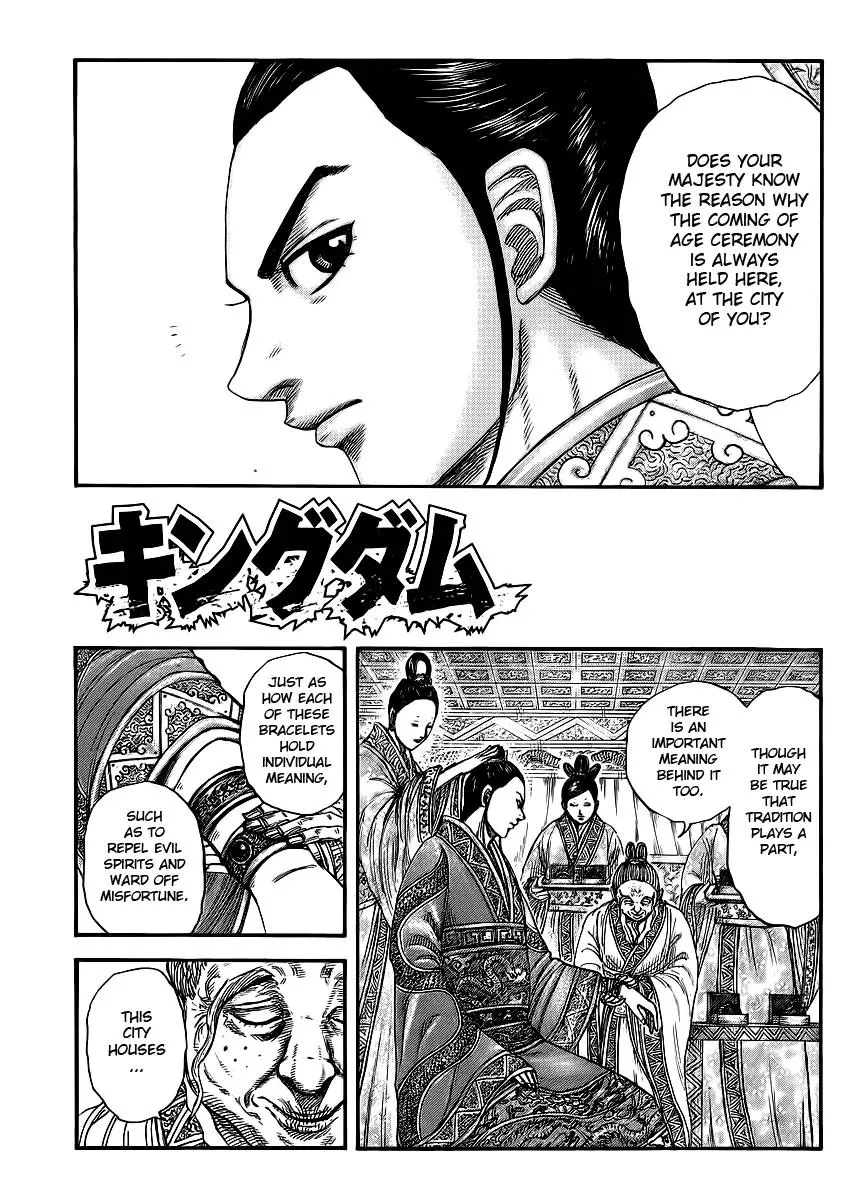 Read Kingdom Chapter 412 - Coming of Age Ceremony Online