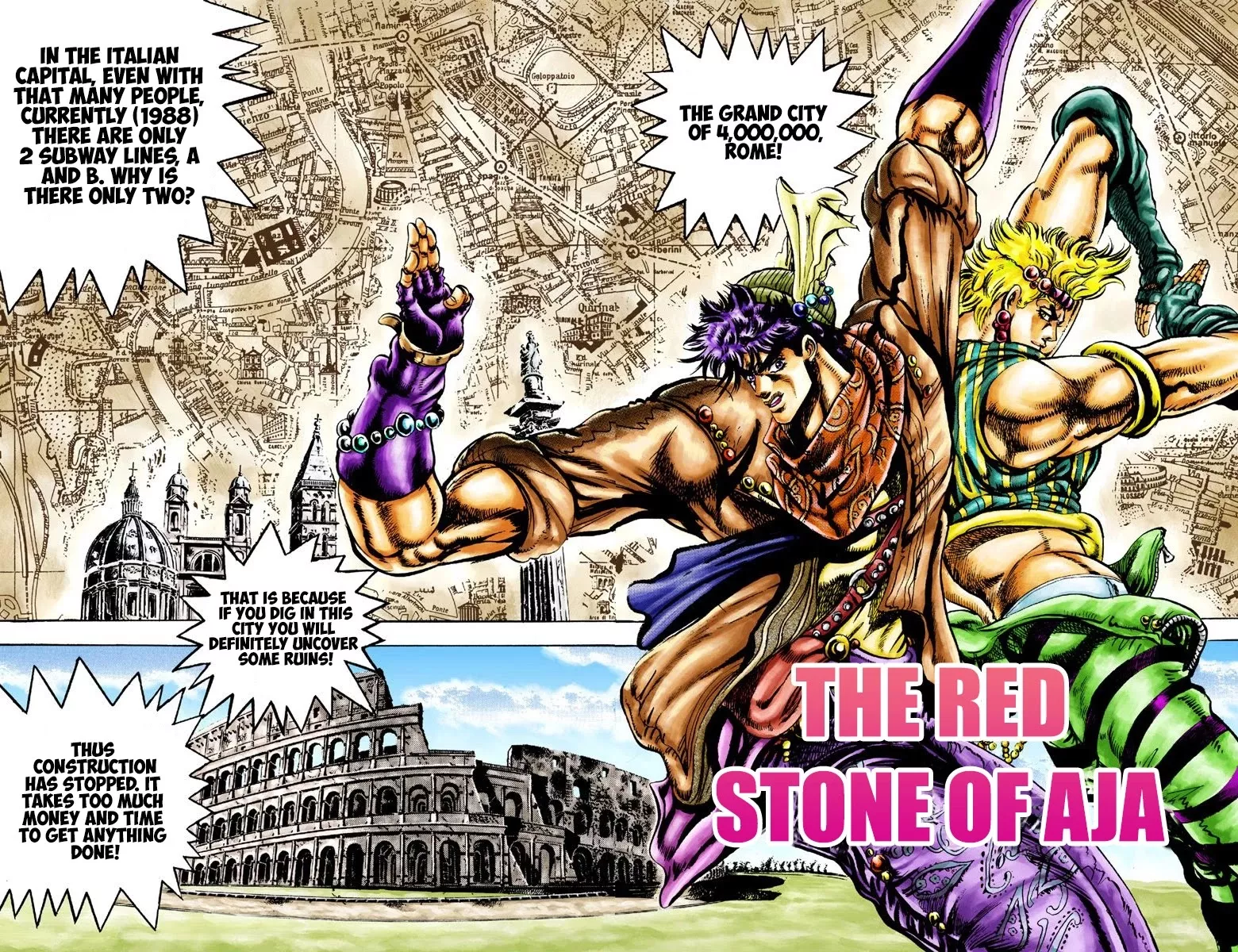 Read JoJo’s Bizarre Adventure Part 2: Battle Tendency Chapter 20 - The Red Stone of Aja Online