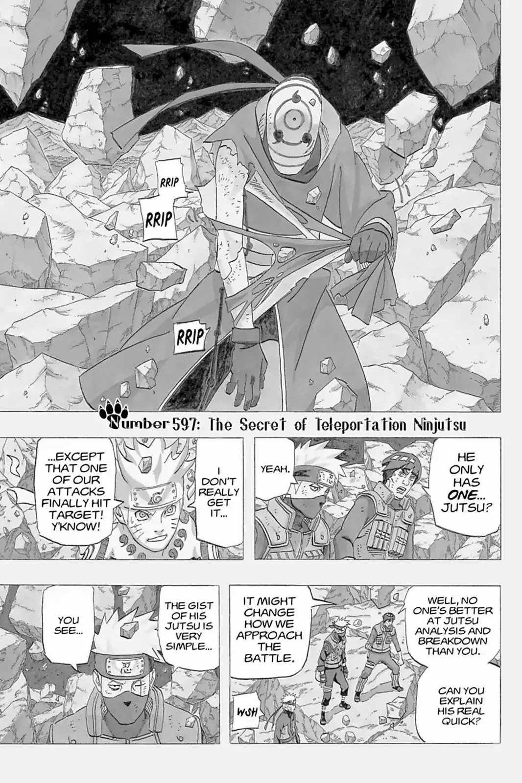 Read Naruto Chapter 597 - The Secret Of Teleportation Ninjutsu Online