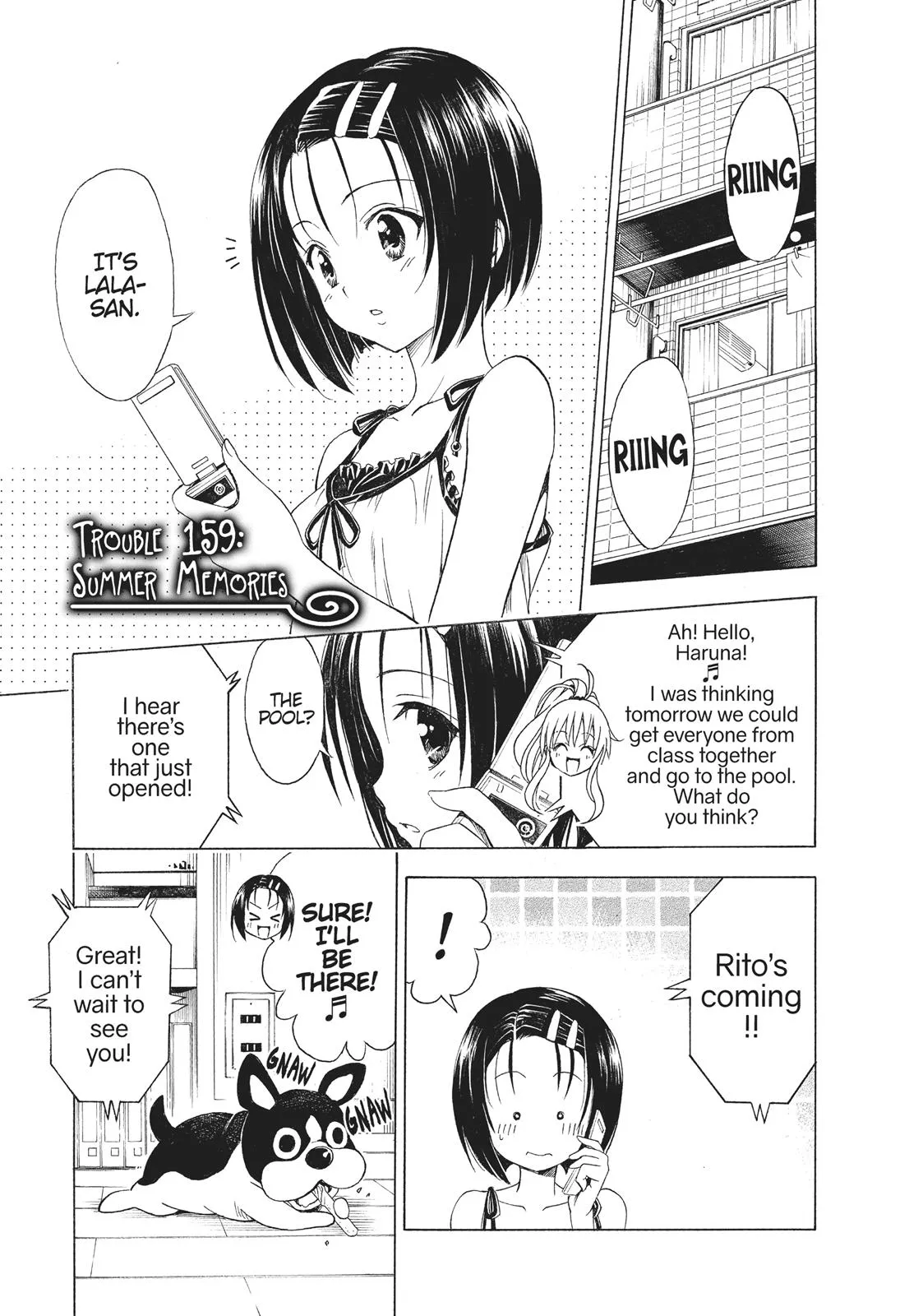 Read To Love Ru Chapter 159 Online