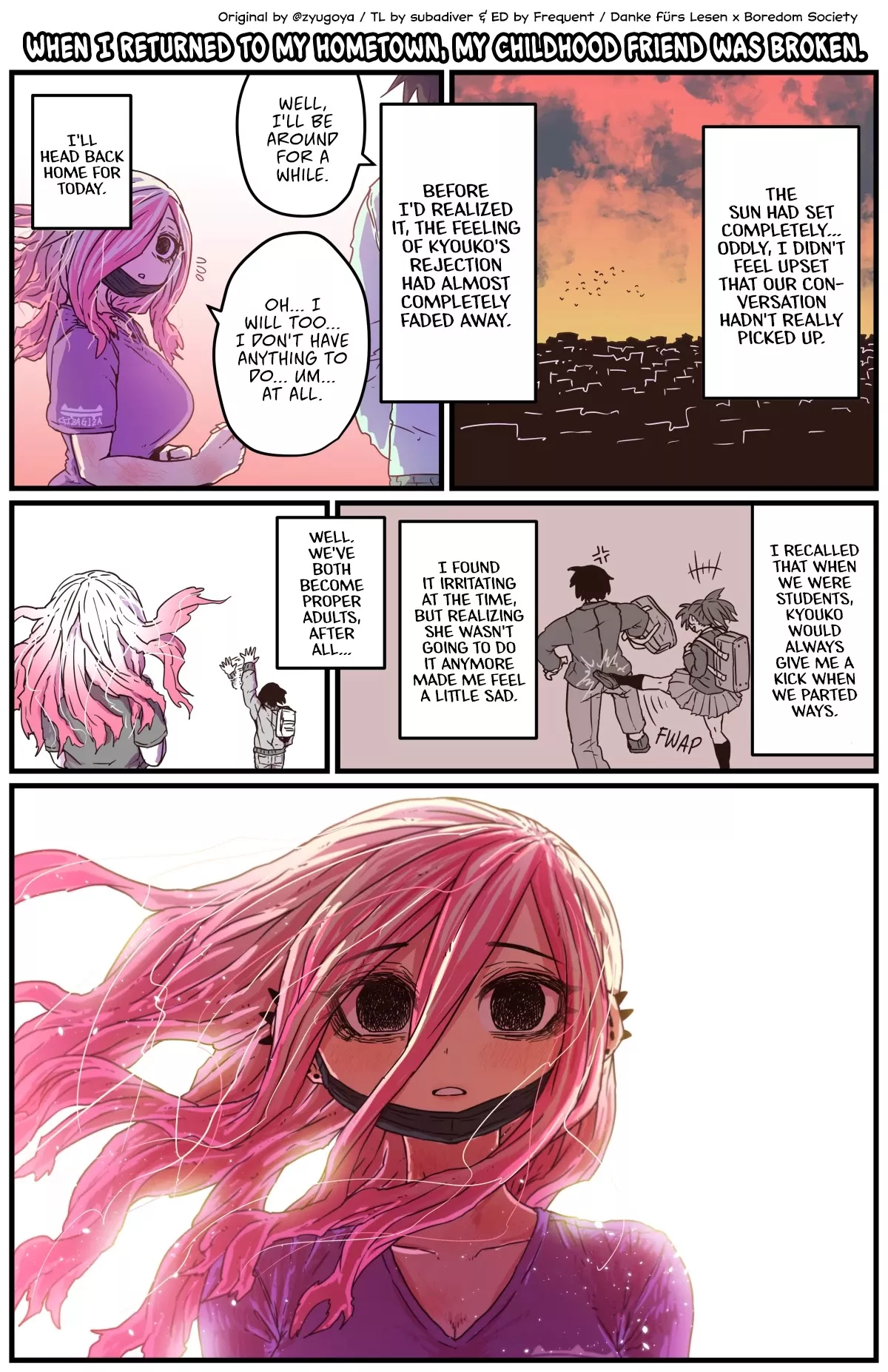 Read When I Returned to My Hometown, My Childhood Friend was Broken Chapter 3 Online