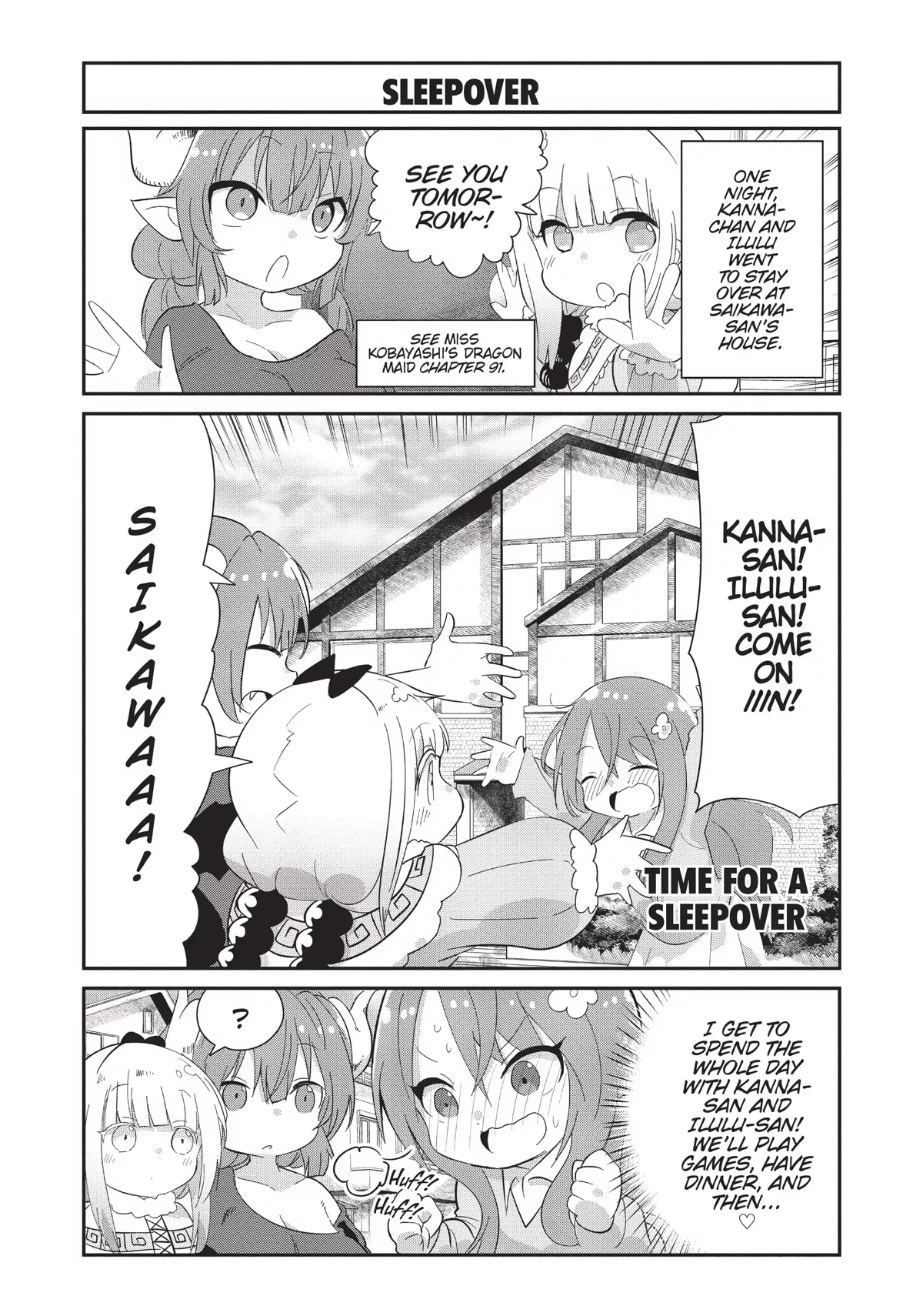 Read Kobayashi-san Chi no Maid Dragon: Kanna no Nichijou Chapter 92 Online