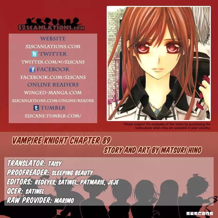 Read Vampire Knight Chapter 89 - A Night To End A Thousand Nights. Online