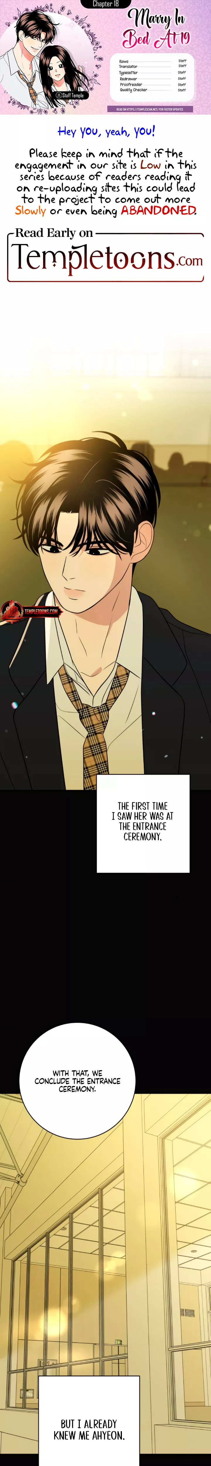 Read Marry In Bed at 19 Chapter 18 Online