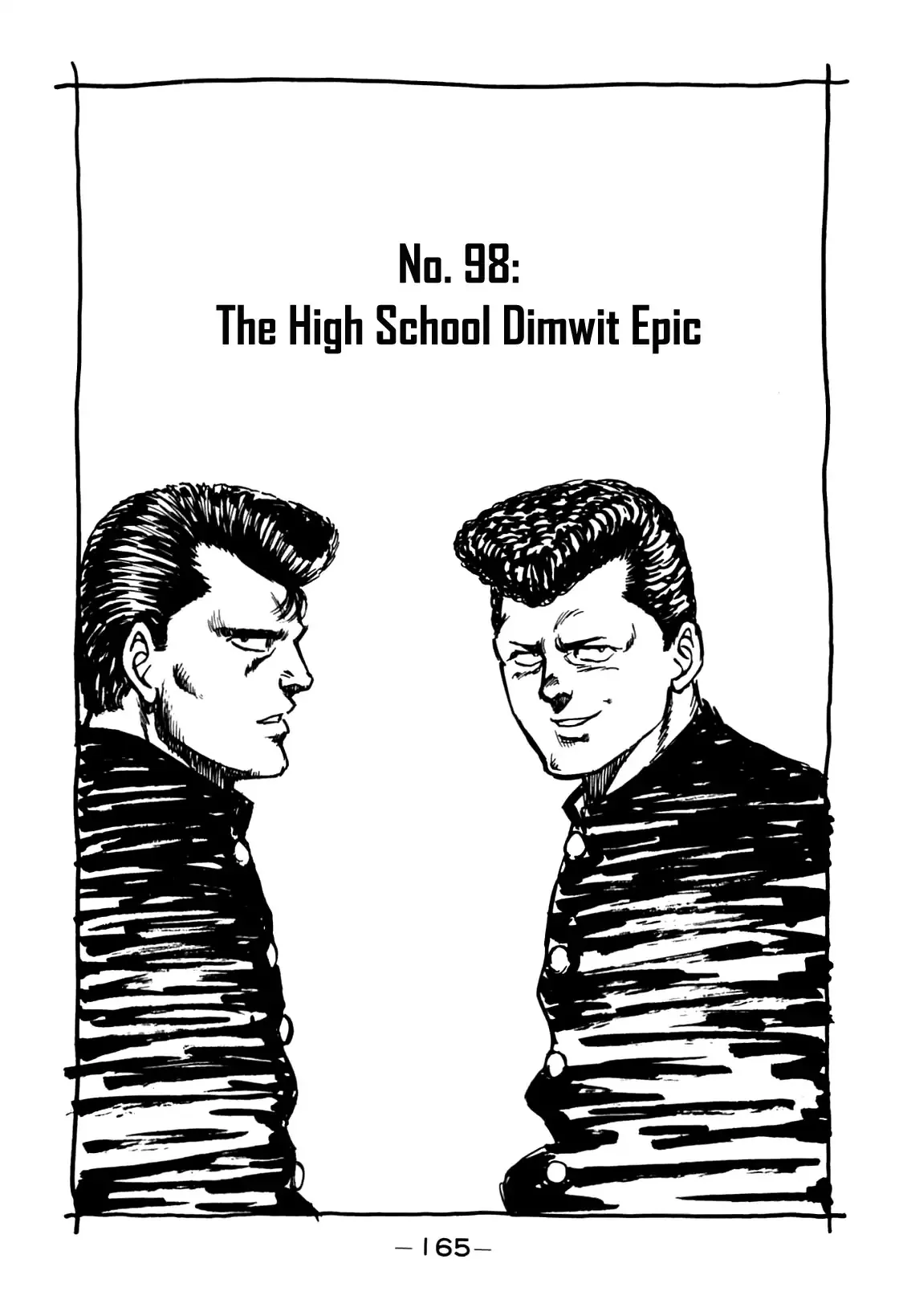 Read Be-Bop-Highschool Chapter 98 - The High School Dimwit Epic Online