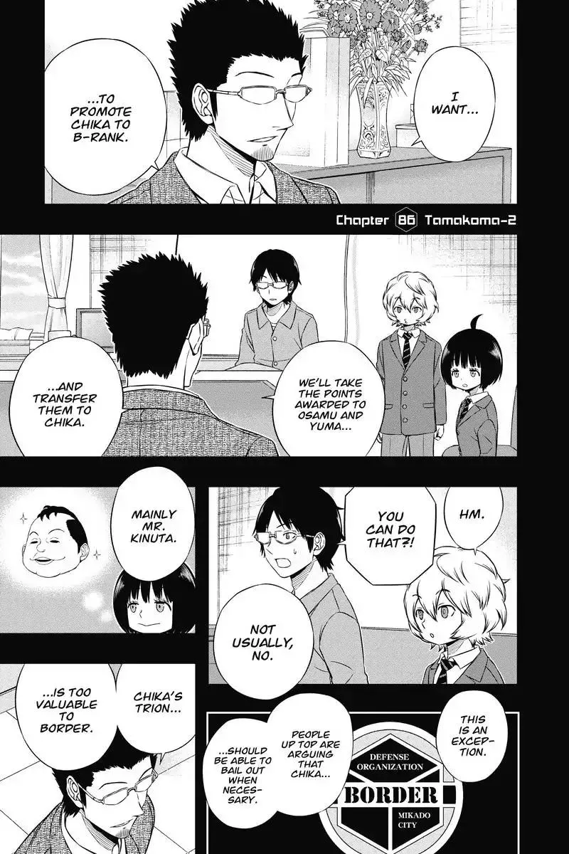 Read World Trigger Chapter 86 - Tamakoma-2 Online