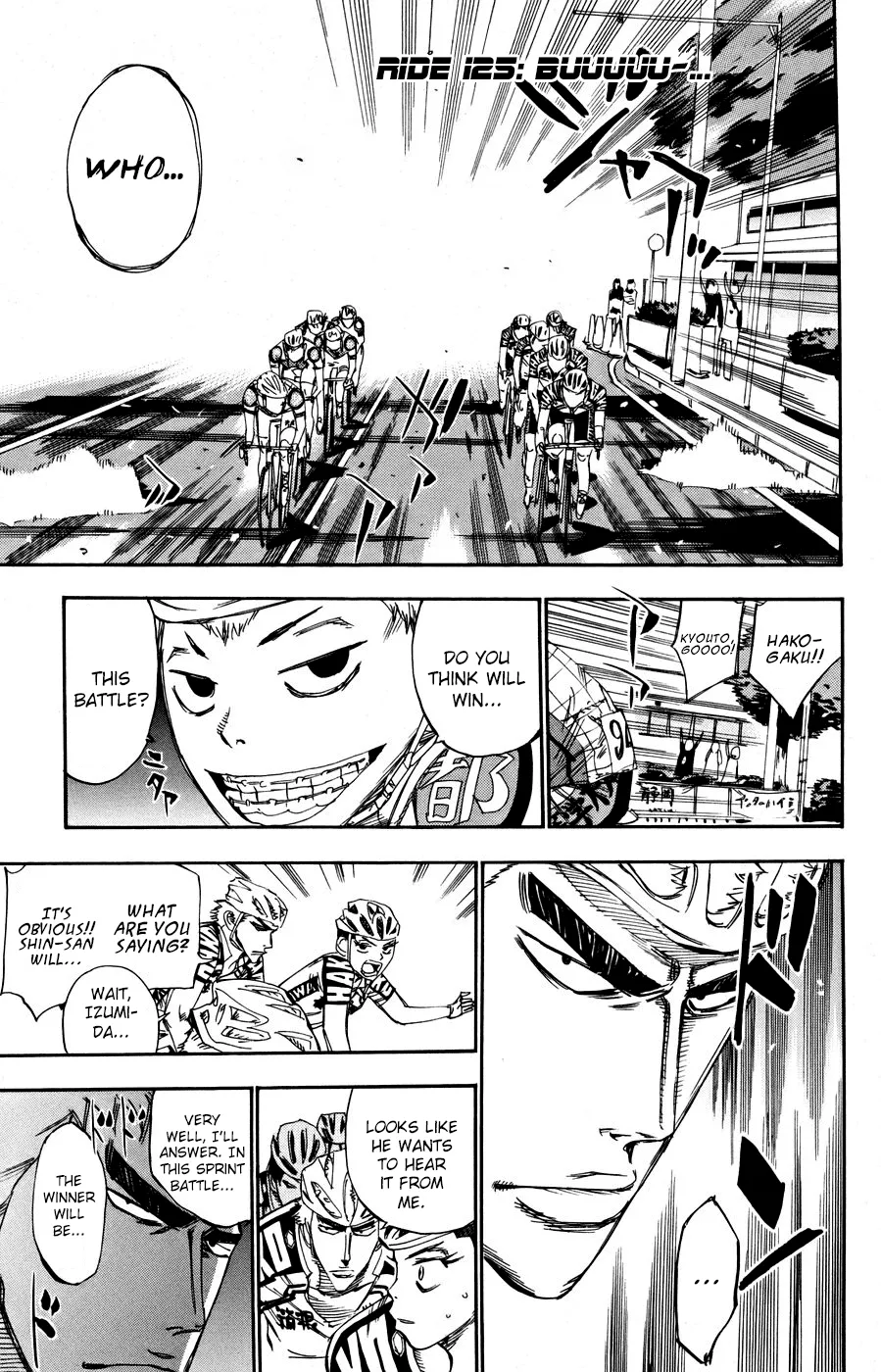 Read Yowamushi Pedal Chapter 125 - Buuuuu-... Online