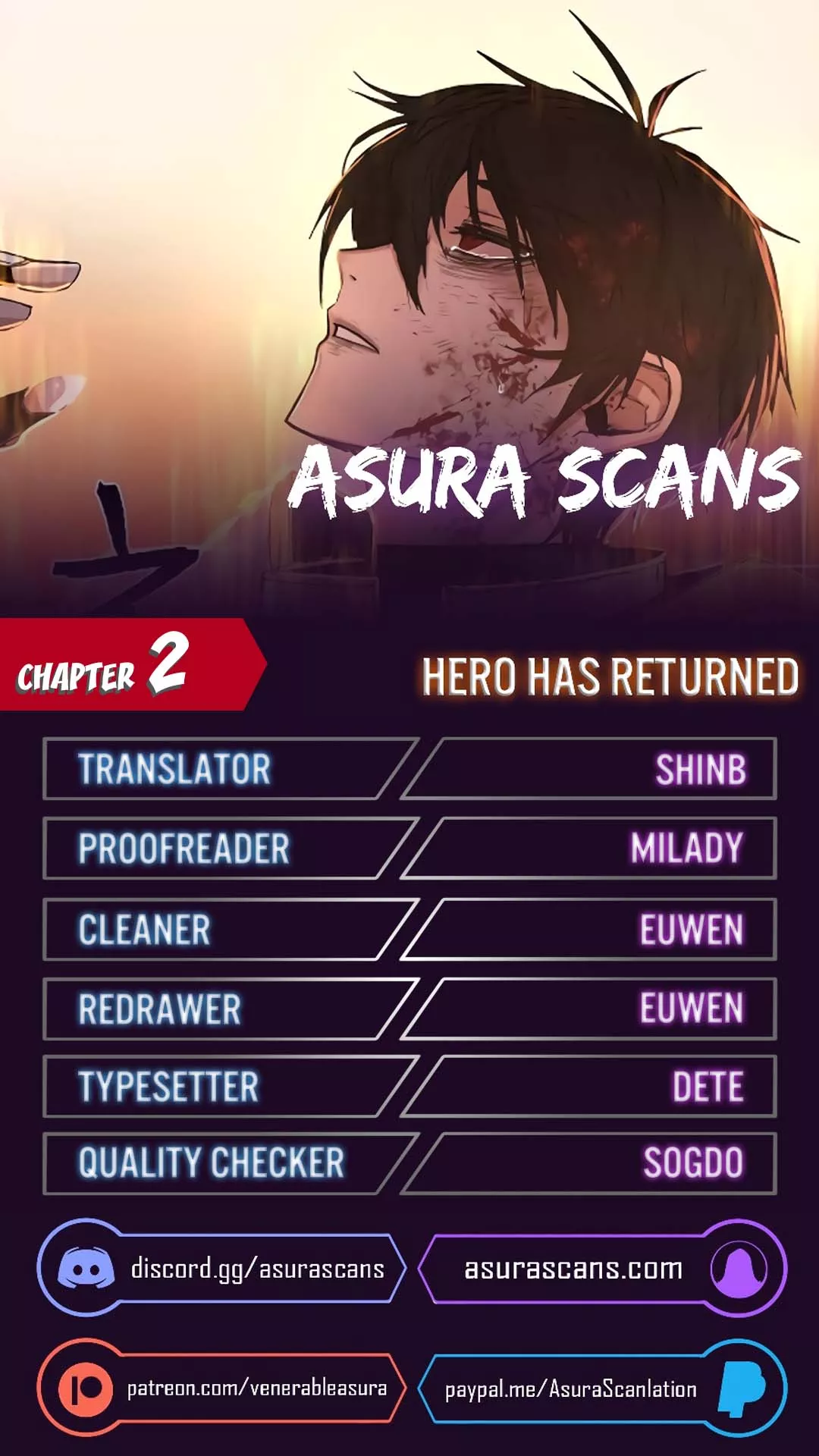 Read Hero Has Returned Chapter 2 Online