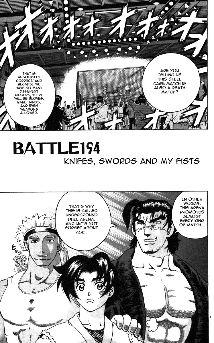 Read History’s Strongest Disciple Kenichi Chapter 194 - Knifes Swords And My Fists Online