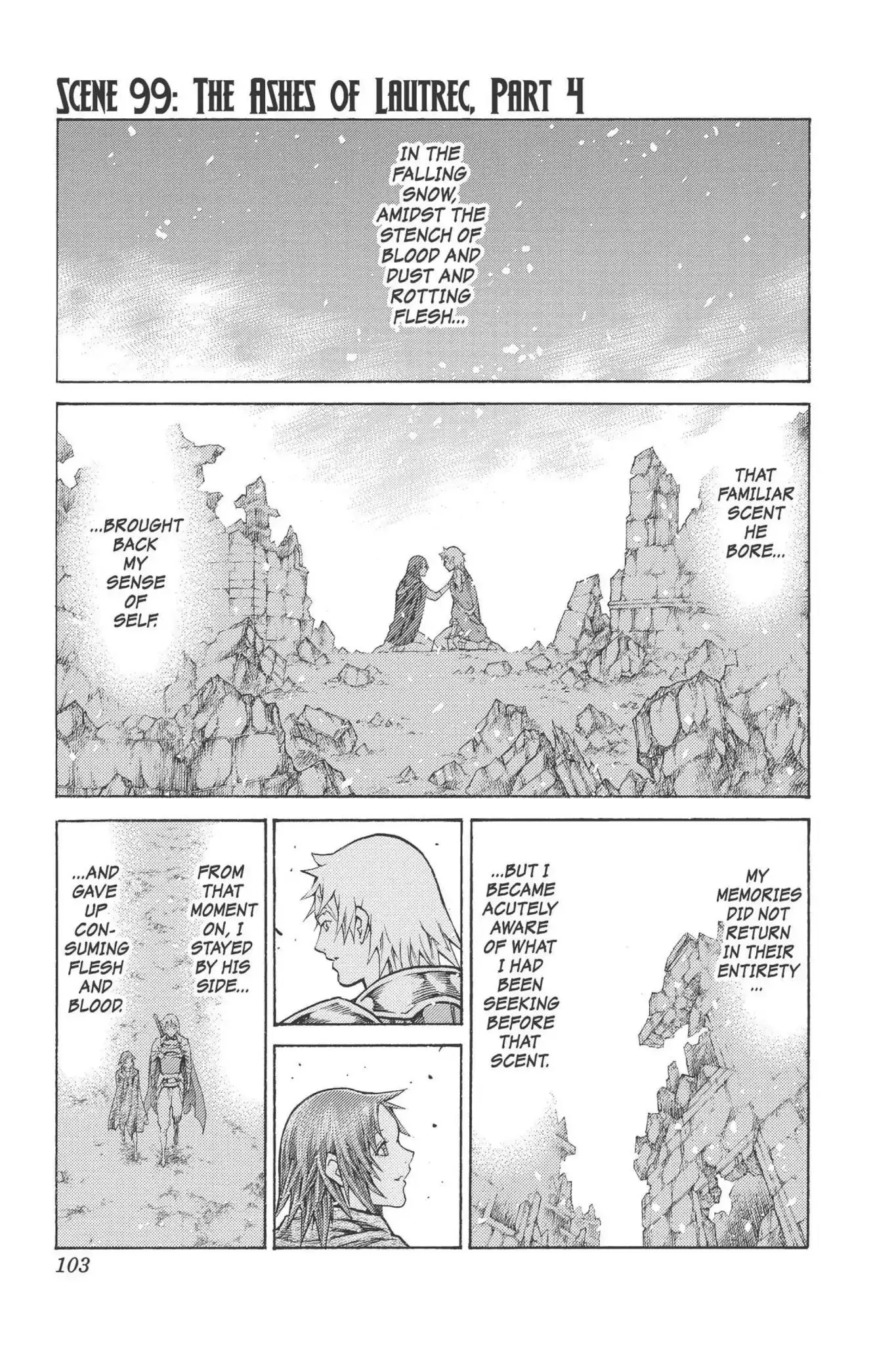 Read Claymore Chapter 99 - Vol.18 Scene 99: The Ashes of Lautrec, Part 4 Online