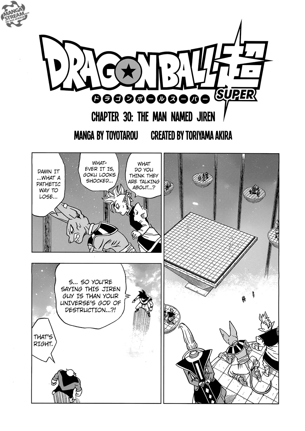 Read Dragon Ball Super Chapter 30 Online