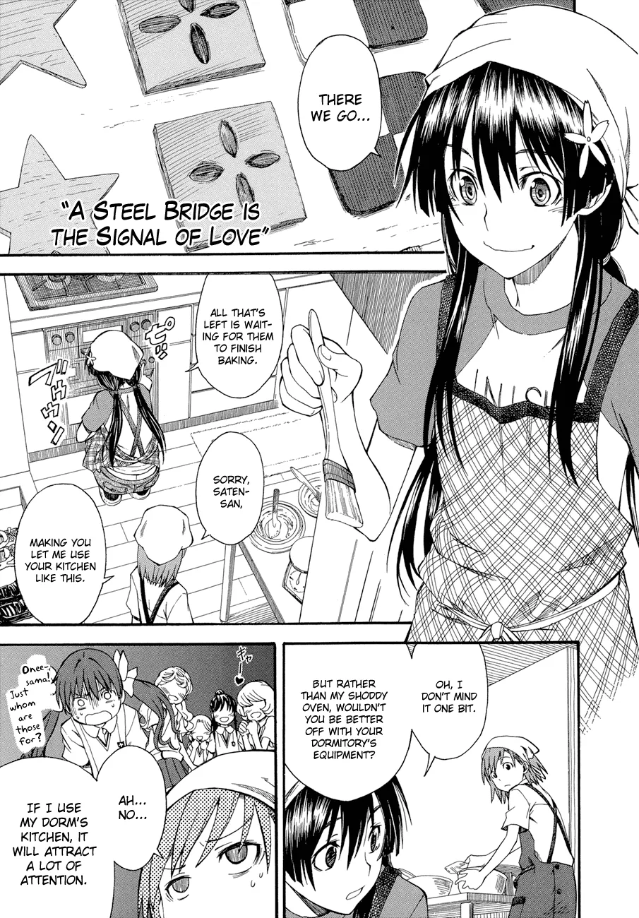 Read To Aru Kagaku no Railgun Chapter 39.5 - A Steel Bridge is the Signal of Love Online