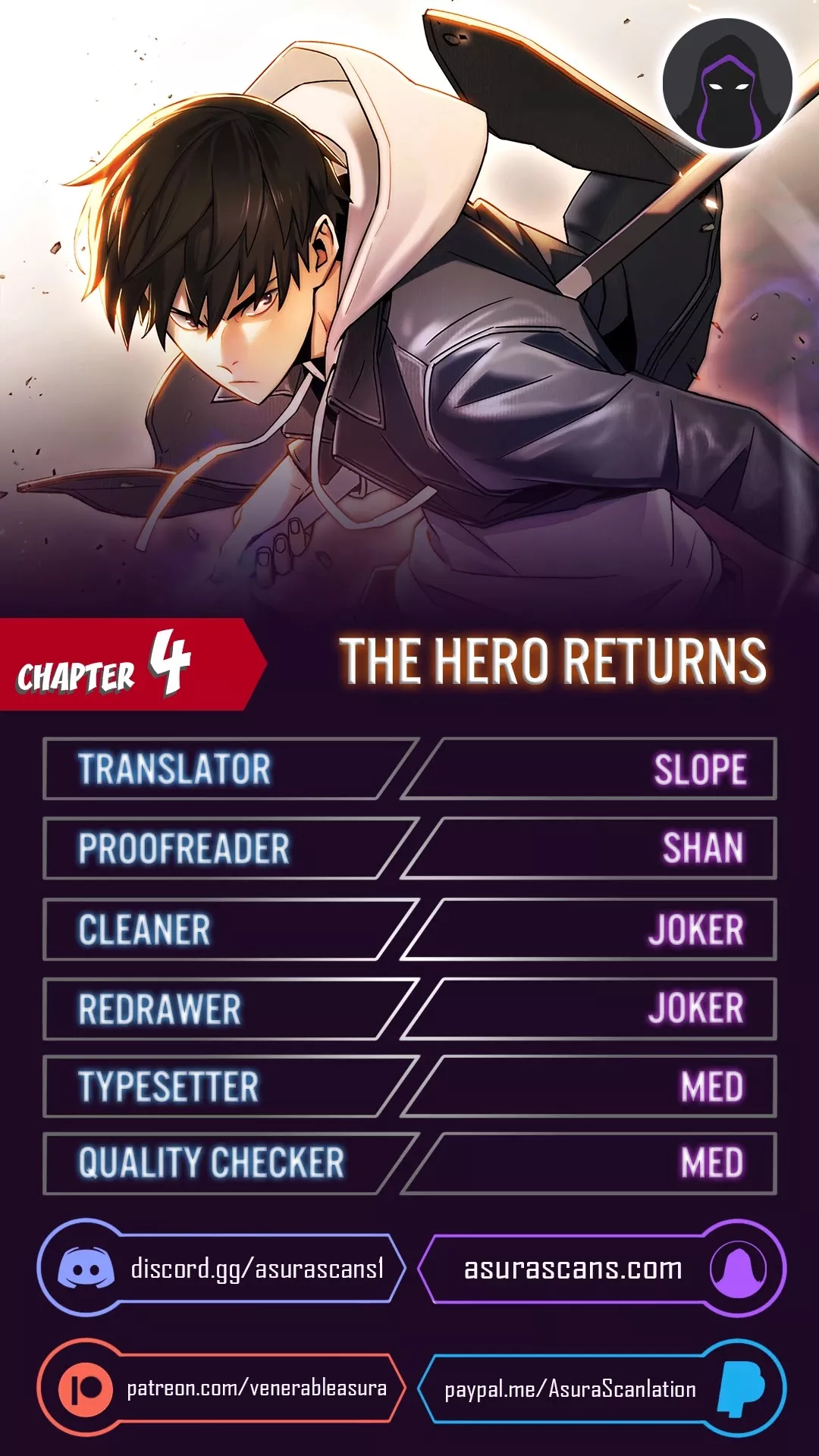 Read The Hero Returns Chapter 4 Online