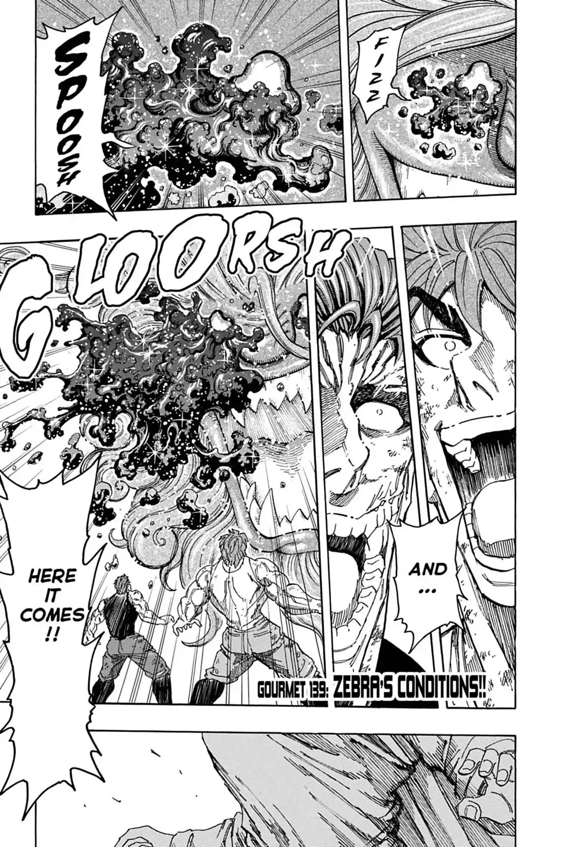 Read Toriko Chapter 139 - Vol.16 Gourmet 139: Zebra's Conditions!! Online