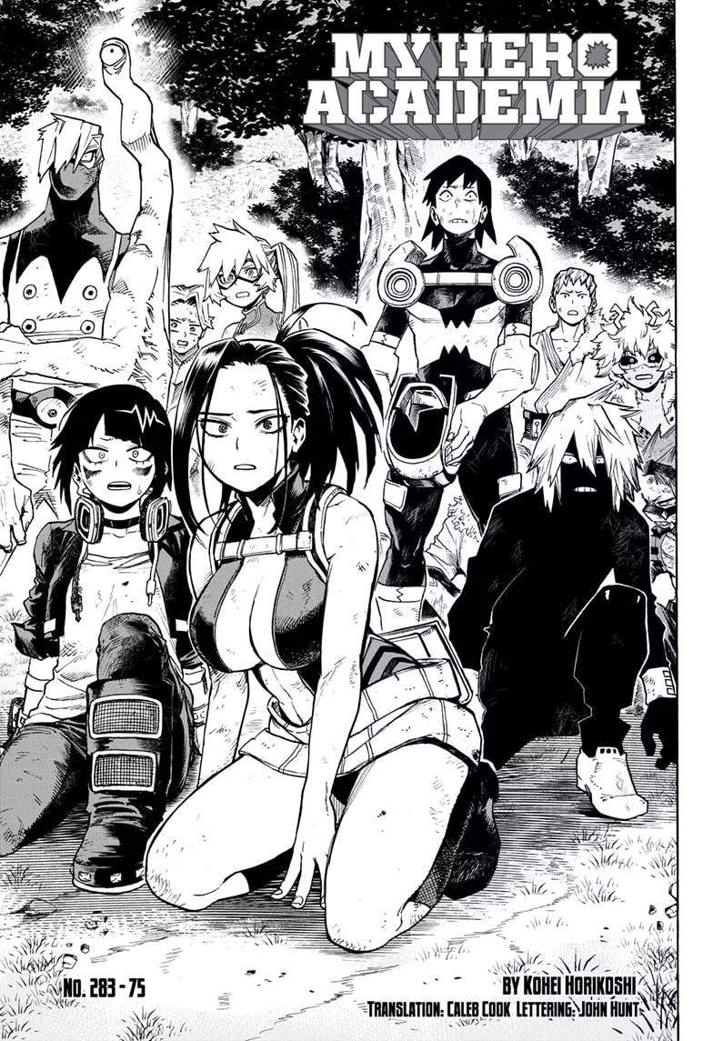 Read Boku no Hero Academia Chapter 283 Online