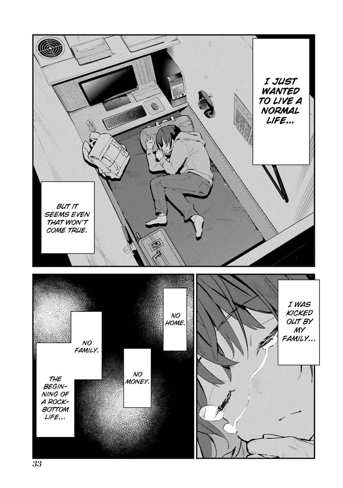 Read Urakata de Support shiteta Geinou Ikka wo Tsuihou sareta Boku wa, Futsuu no Seishun wo Ouka shitai. Chapter 2 - Heading to a New World Online