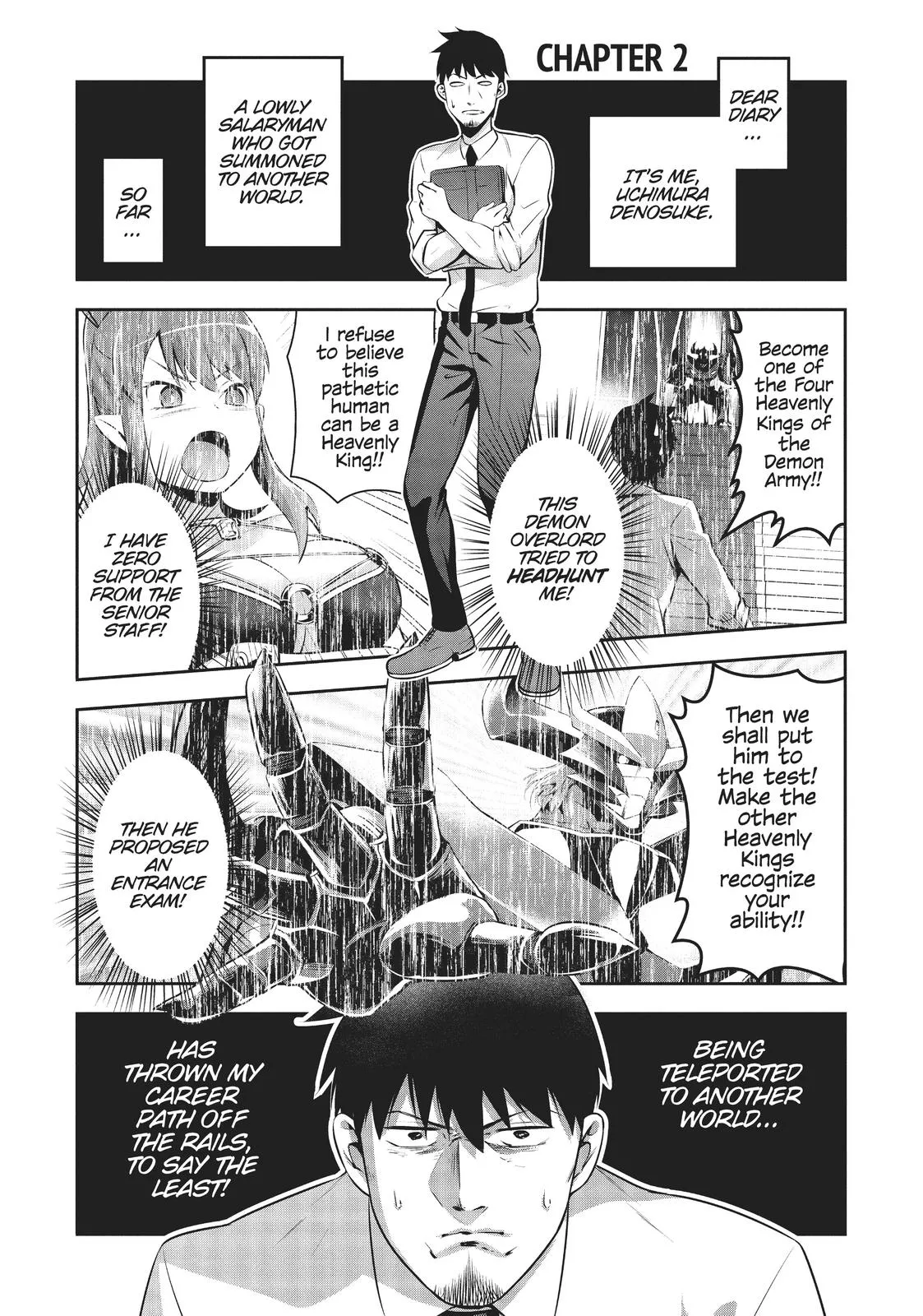 Read Salaryman ga Isekai ni Ittara Shitennou ni Natta Hanashi Chapter 2 Online