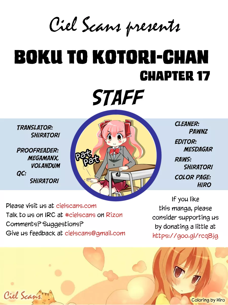 Read Boku to Kotori-chan Chapter 17 - [End] Online